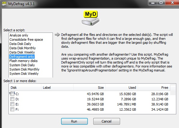 Mydefrag Scripts Downloads