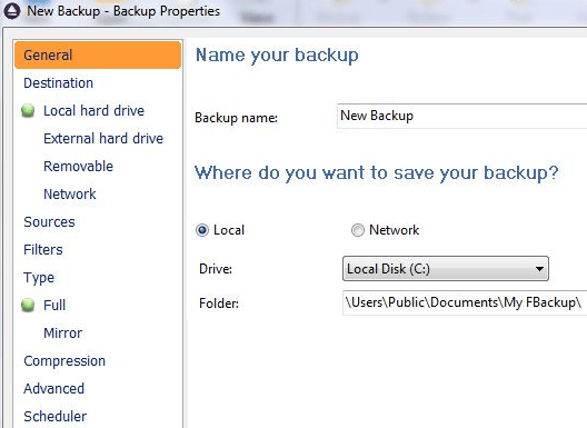 fbackup vs windows server backup