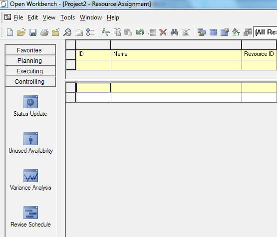 Openworkbench Controlling