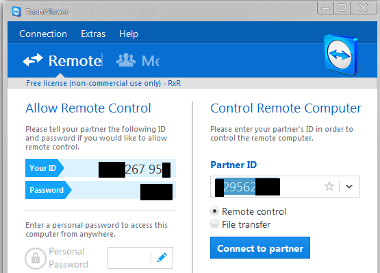 free remote control like teamviewer