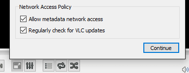 VLC Network Access Policy